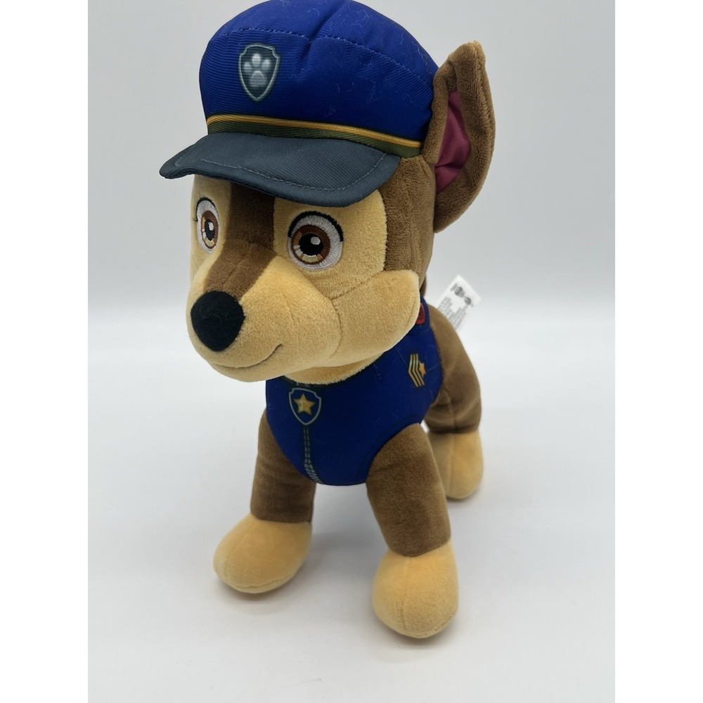 2021 Spin Master Paw Patrol Talking Chase, 12" Interactive Plush Toy, Works!